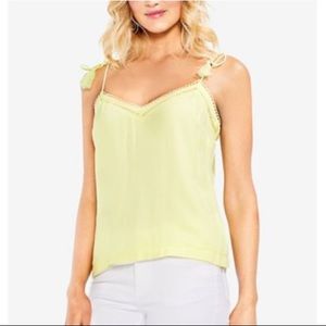 Vince Camuto Tie-Strap Eyelet-Detail Camisole